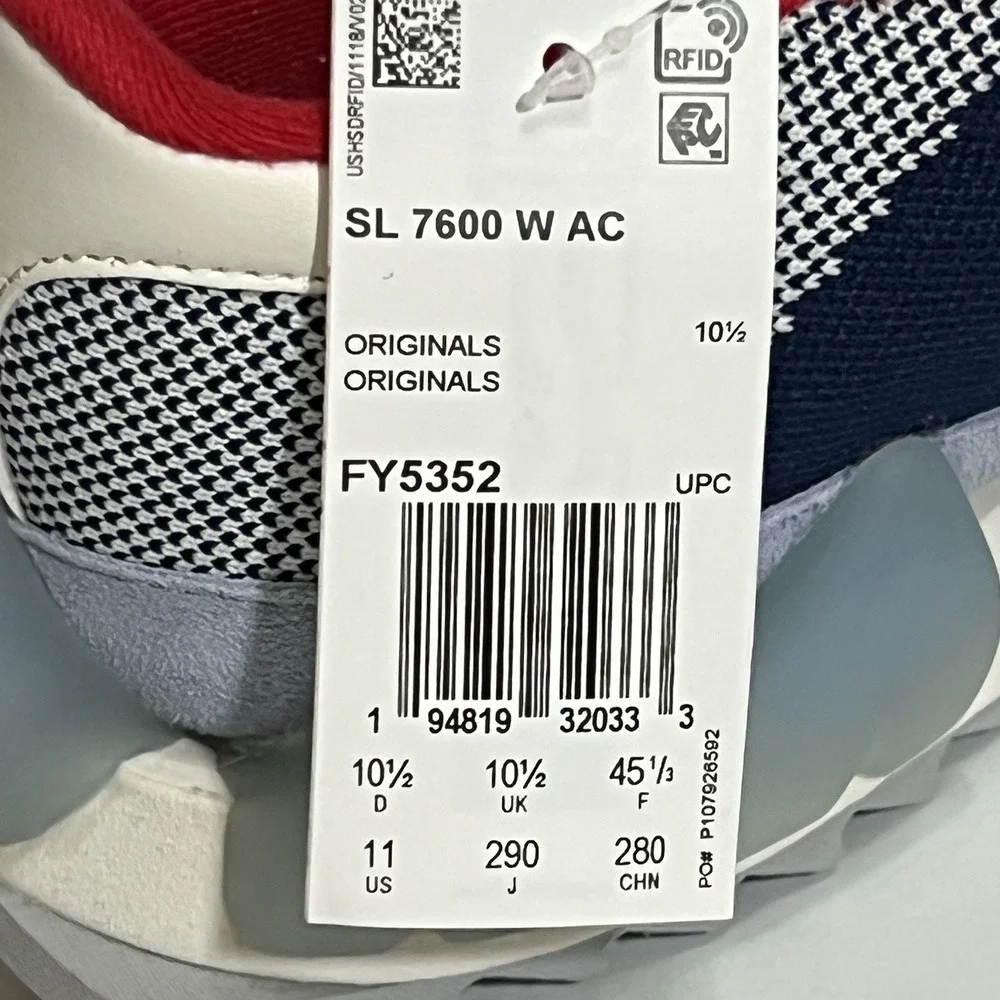 Adidas SL7600 W AC x Angel Chen Trainers Running Shoes Men Size 11 FY5352 New